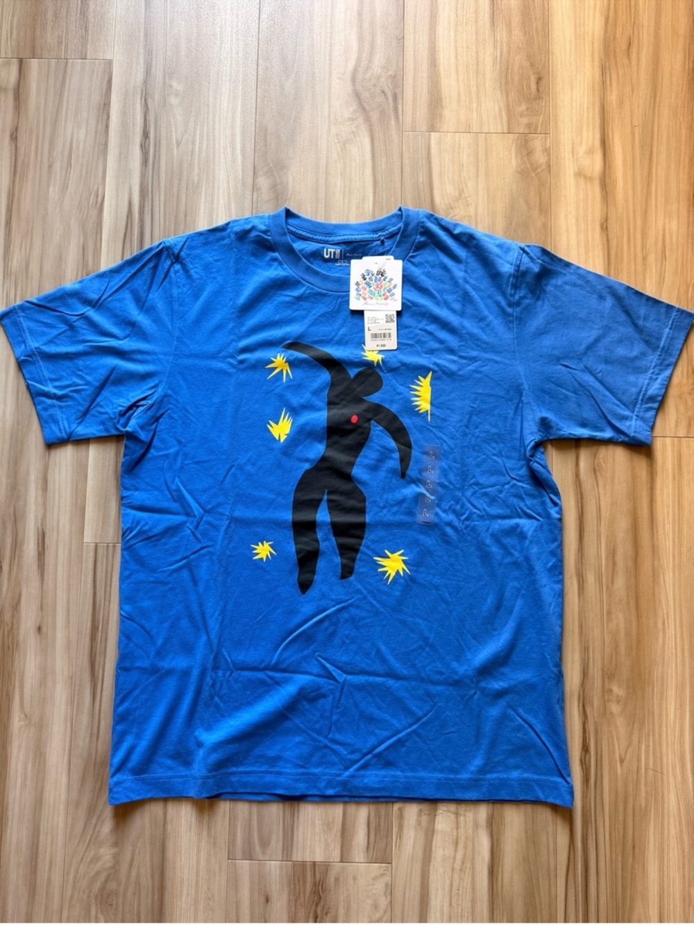 UNIQLO UT Henri Matisse Icarus Art Tee Shirt Blue L NWT